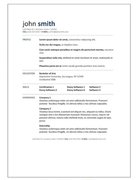 Resume Example